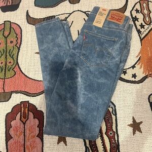 Levi's Acid Wash Blue Jeans